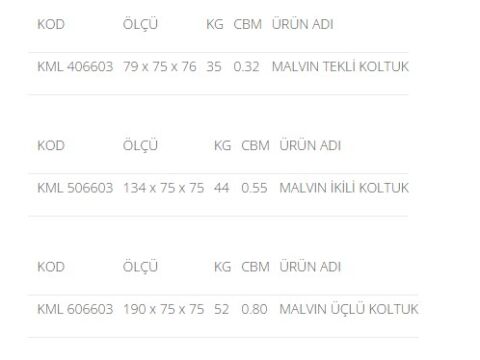Akburo Ofis Malvin oturma grubu
