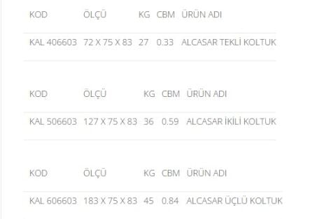 Akburo Ofis Alcasar oturma grubu