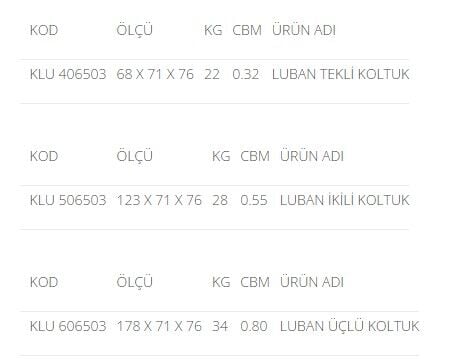 Akburo Ofis Luban  oturma grubu