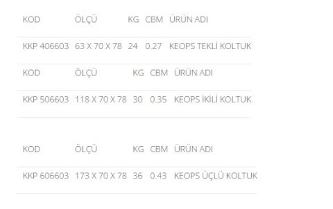 Akburo Ofis Keops  oturma grubu