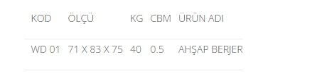 Akburo Ofis Ahşap Berjer