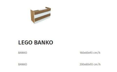 Akburo Ofis Lego  Banko