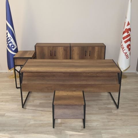 Akburo Ofis İnci Masa Takımı Koltuksuz