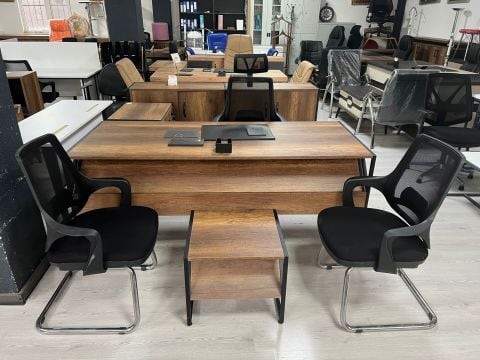 Akburo Ofis İnci Masa Takımı Koltuklar Dahil