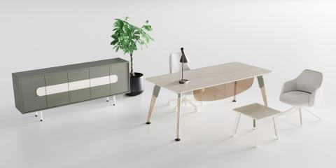 Akburo Ofis Proud Masa Takımı 200 cm