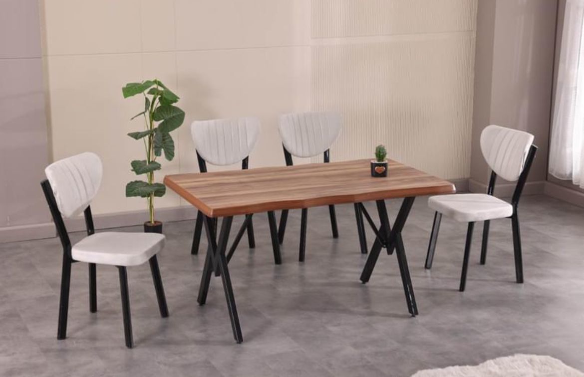 Akburo Ofis Kütük Masa Takımı