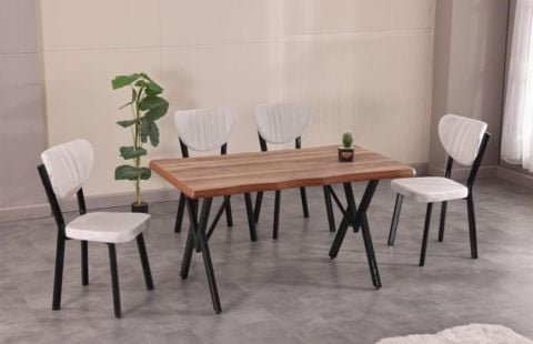 Akburo Ofis Kütük Masa Takımı