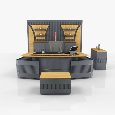Akburo Ofis Royal Makam Takımı Komple Set Oturma Grubu