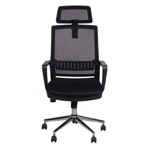 Power Mesh Chief Chair Chrome Leg
