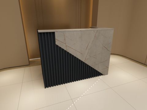 Akburo Ofis Cheap Ofis Karşılama Banko 220CM