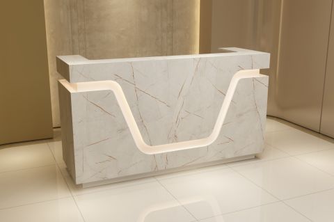Akburo Ofis Lagina Ofis Karşılama Banko 220CM