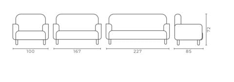 Lüx oturma grubu 3+1+1
