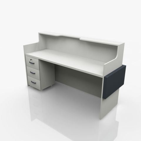 Akburo Ofis Klinik Ofis Karşılama Banko 220CM