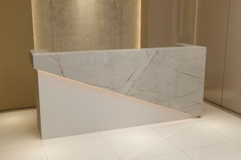 Akburo Ofis Stil Ofis Karşılama Banko 220CM