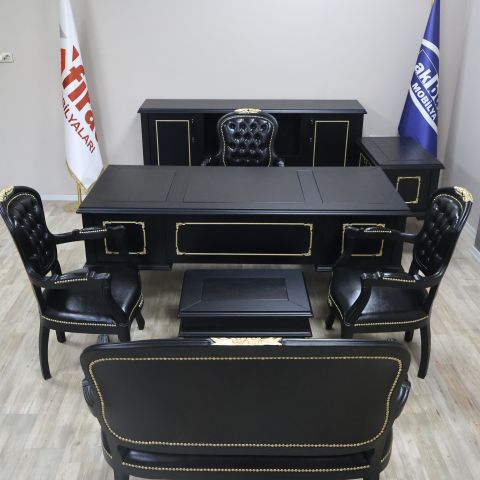 Akburo Ofis Black Makam Takımı