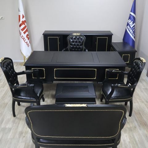 Akburo Ofis Black Makam Takımı