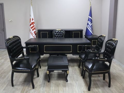 Akburo Ofis Black Makam Takımı