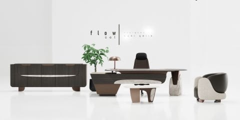 Akburo Ofis Flow Makam Takımı Oturma Grubu Dahil Set