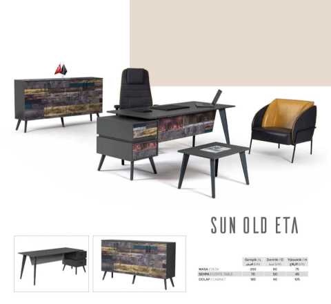 Sun Old Eta Makam Takımı Koltuksuz