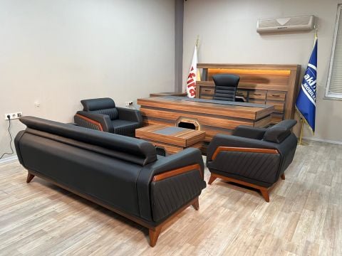 Akburo Baron Makam Takımı Relax Oturma Grubu İle Set