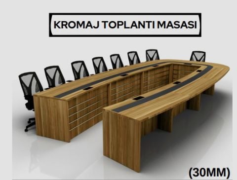 Akburo Kromaj Toplantı Masası