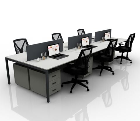 Akburo Link Altılı Çalışma Masası