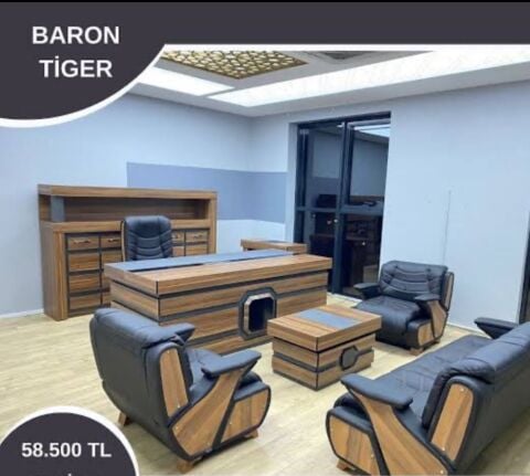 Akburo Baron Makam Takımı Tiger Oturma Gruplu