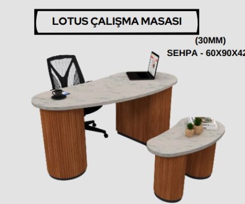 Akburo Lotus L Çalışma Masası