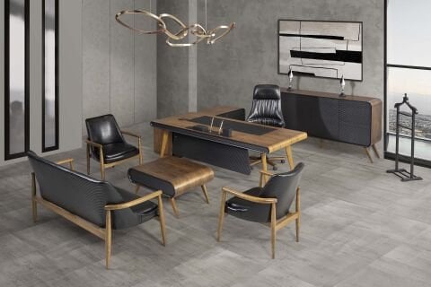 طقم مكتب إيرفا التنفيذي الكامل